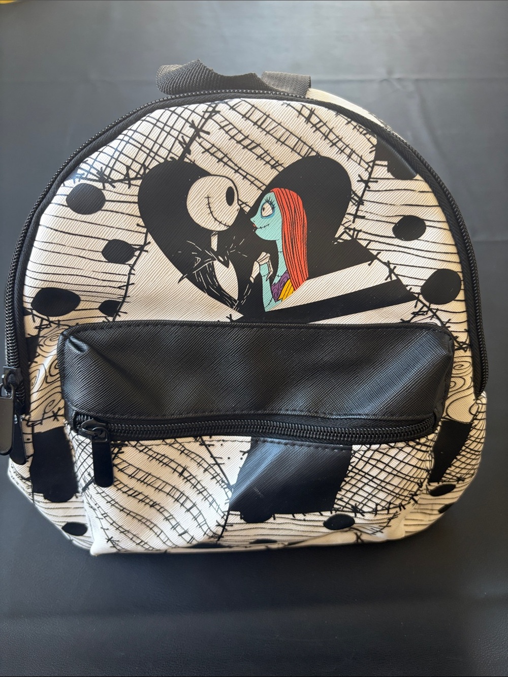 Disney Tim Burton Nightmare Before Christmas Jack Sally Mini Backpack